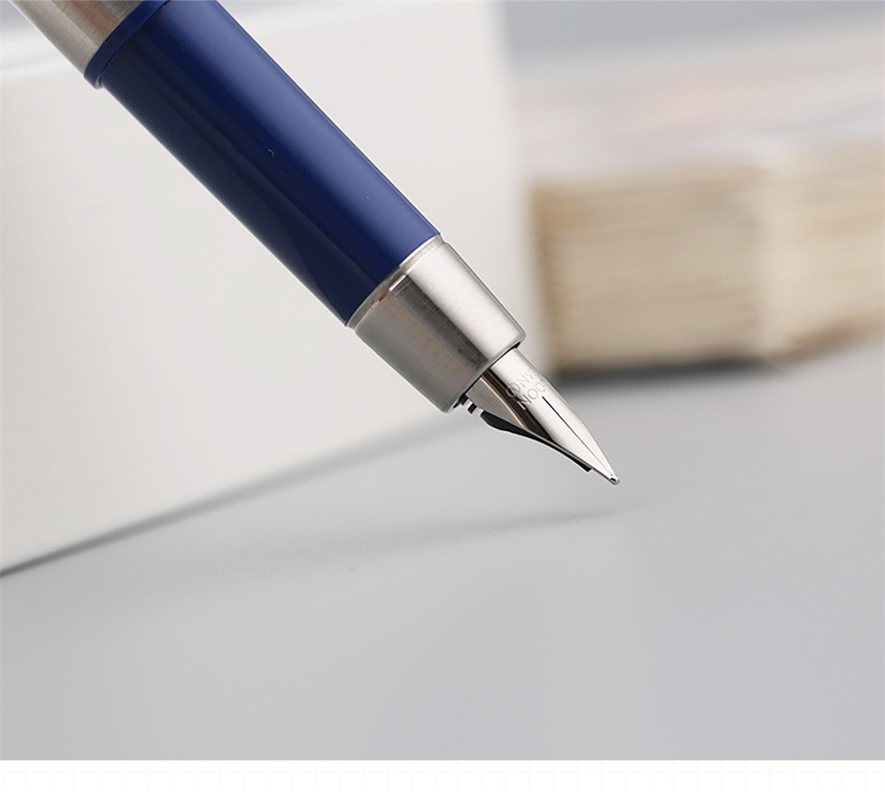 Majohn B25 Steel Fountain Pen Iridium Fine Nib 0.5mm Writing Rollerball F Nib #M