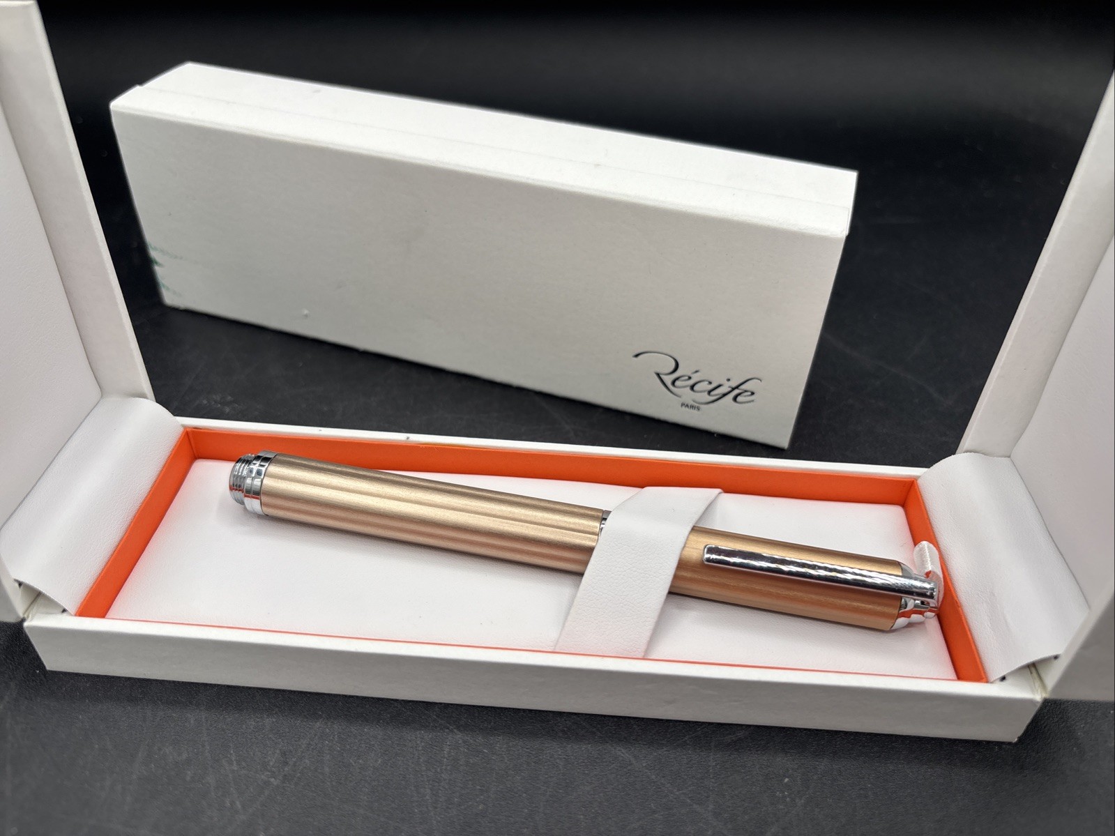 Recife Iron Age Waldorf Rollerball Pen Rose NWOT Paris