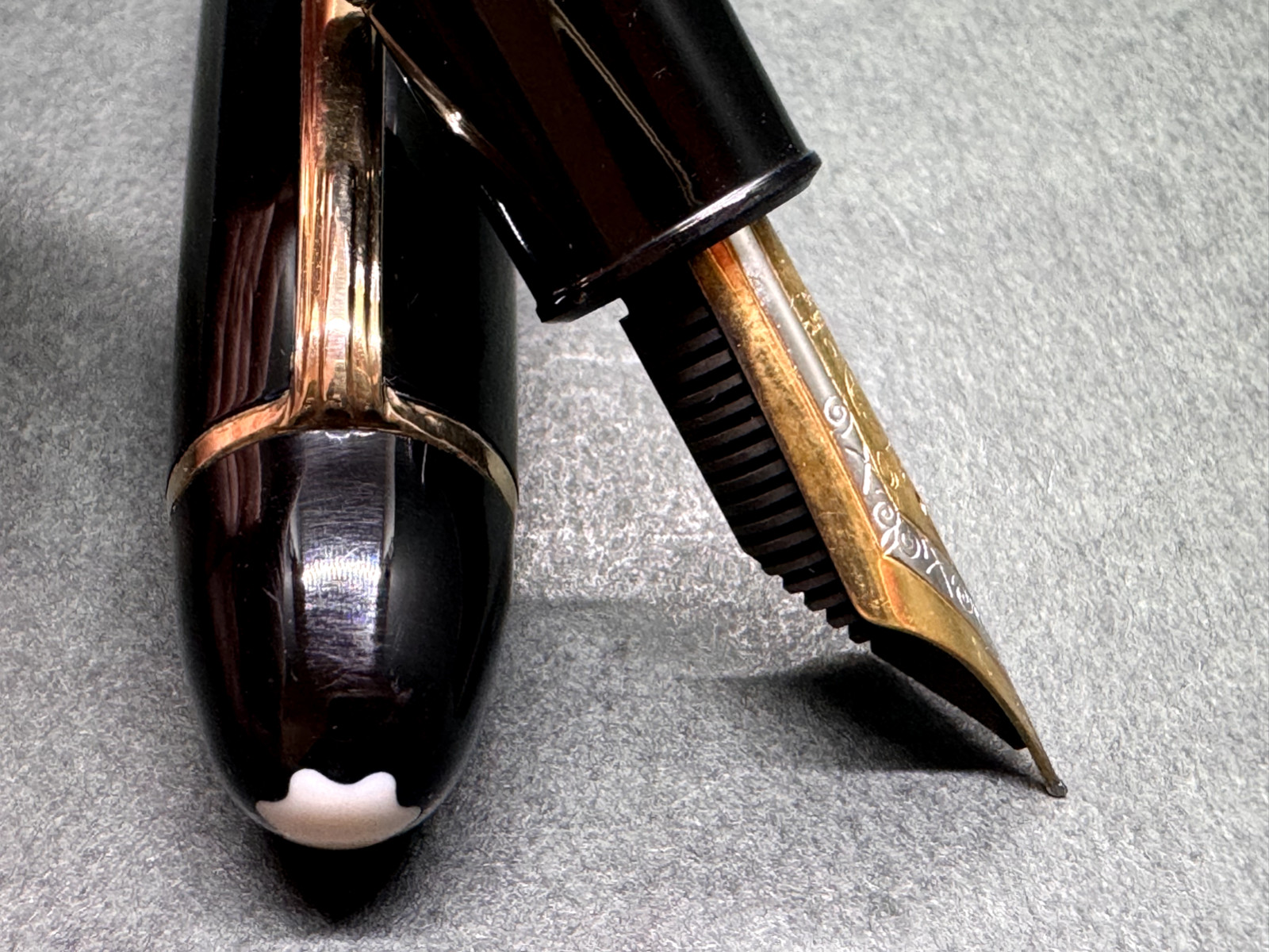 MONTBLANC MEISTERSTUCK 149 Vintage Fountain Pen 18C 750 Ebonite/EF