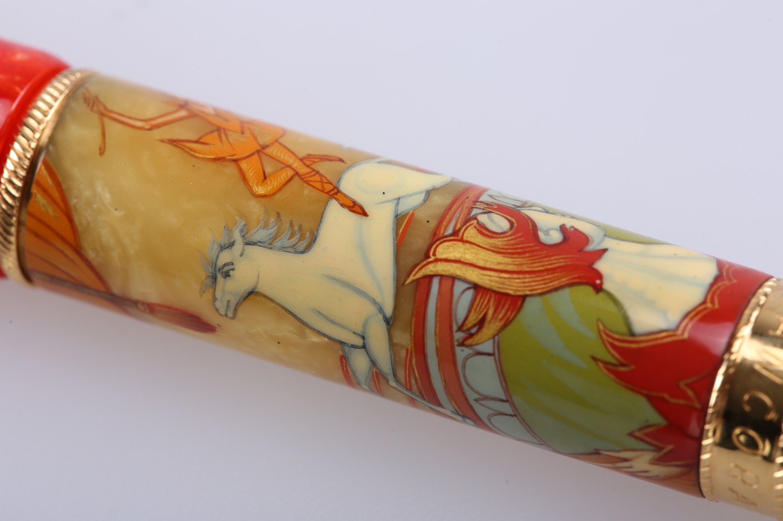 Ancora Circus Fountain Pen Limited Edition 88 Italy Luxury 18k Gold Nib Gift New
