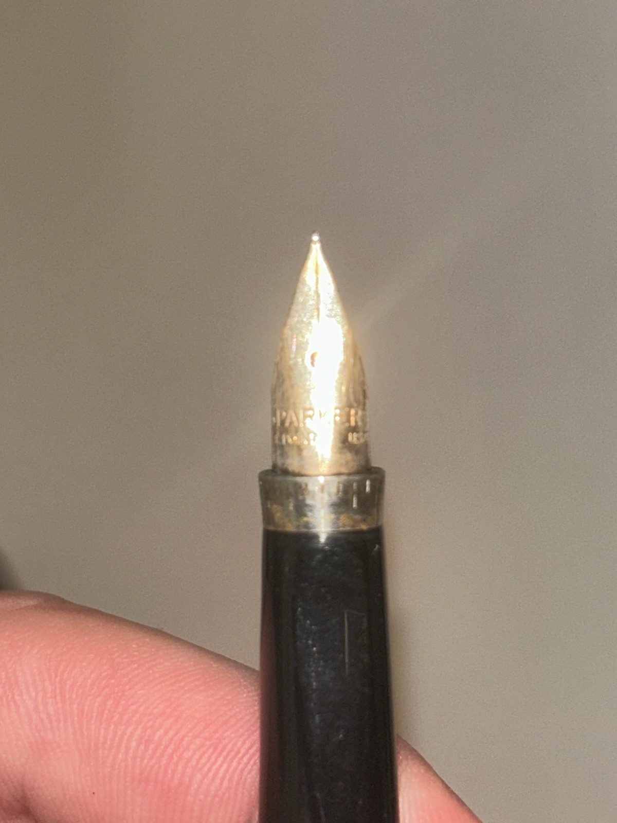 Vintage Parker 75 Sterling Silver Cisele Fountain Pen 14k Gold USA