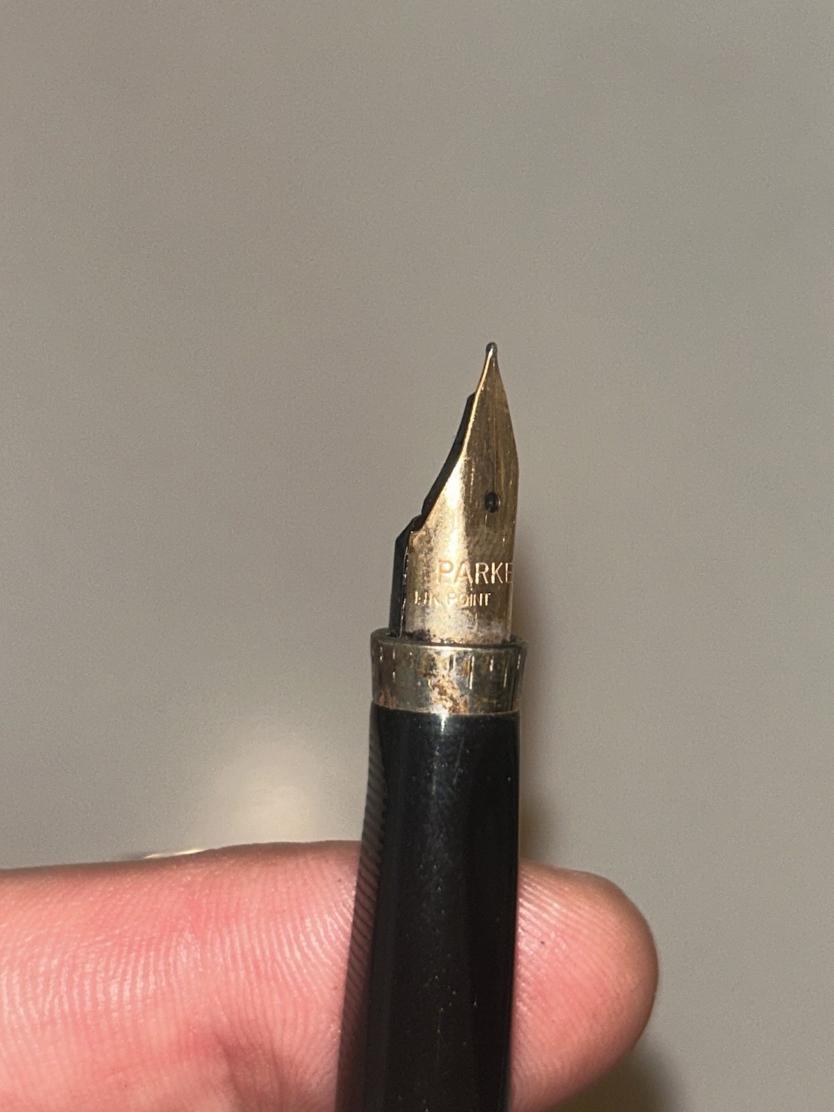 Vintage Parker 75 Sterling Silver Cisele Fountain Pen 14k Gold USA