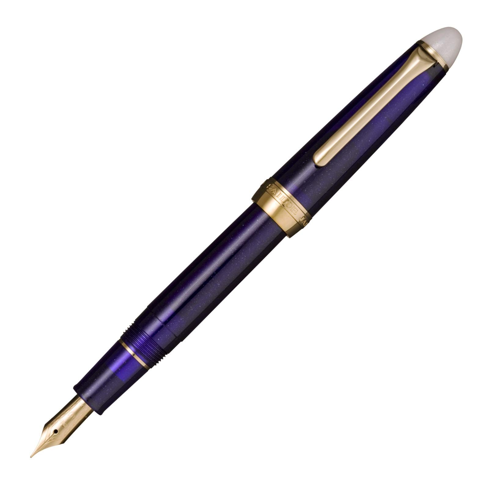 Sailor Fountain Pen, Shikiori (Four Seasons Weave), Moonlit Water Surface, Long