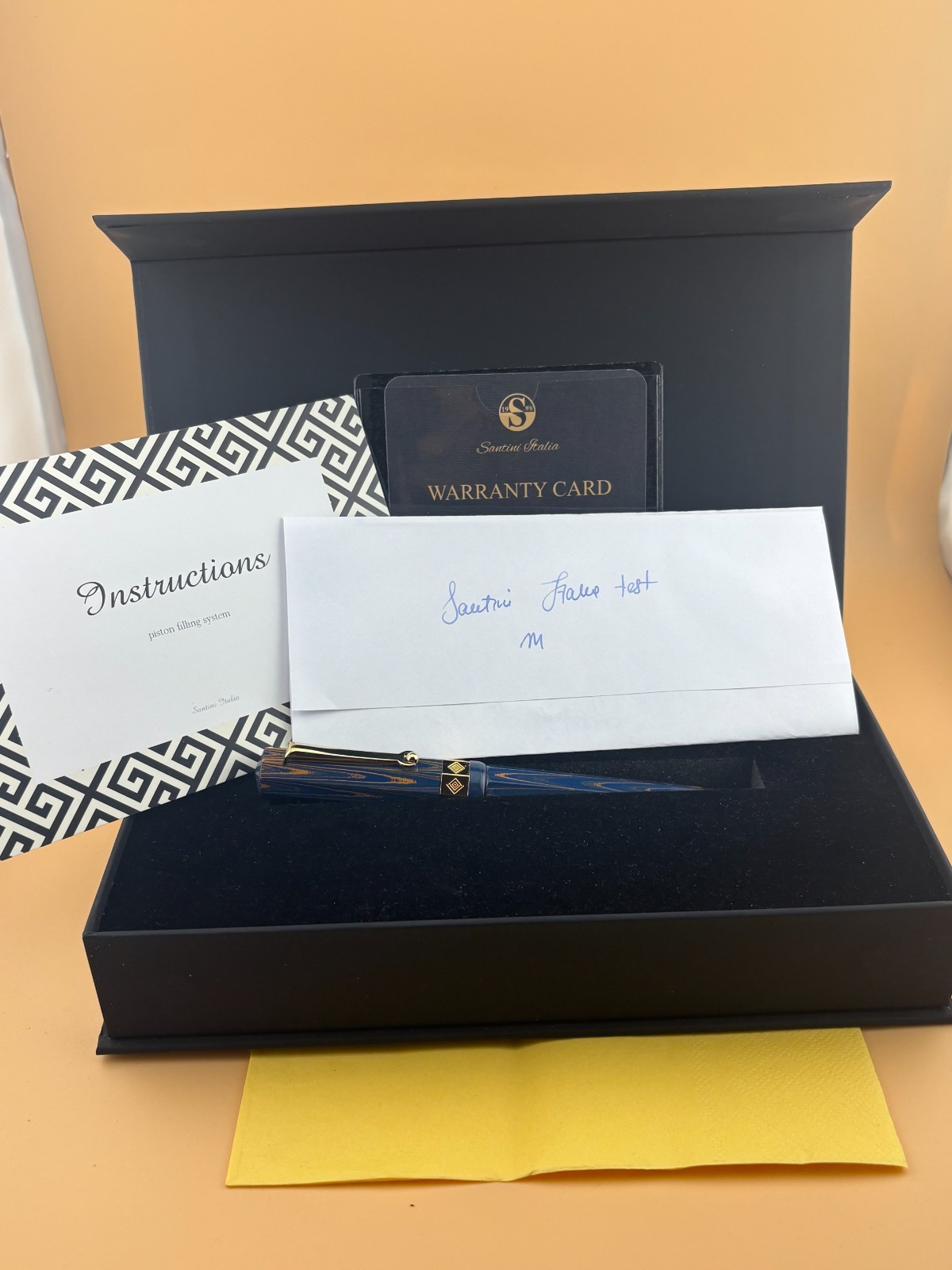 Santini, Italia Nonagon Guernica Limited New Edition Fountain Pen