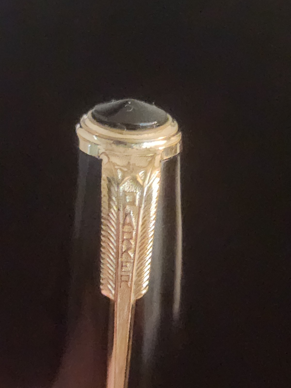1939 PARKER VACUMATIC SHADOW WAVE With Rare Star Clip and longitudinal stripes
