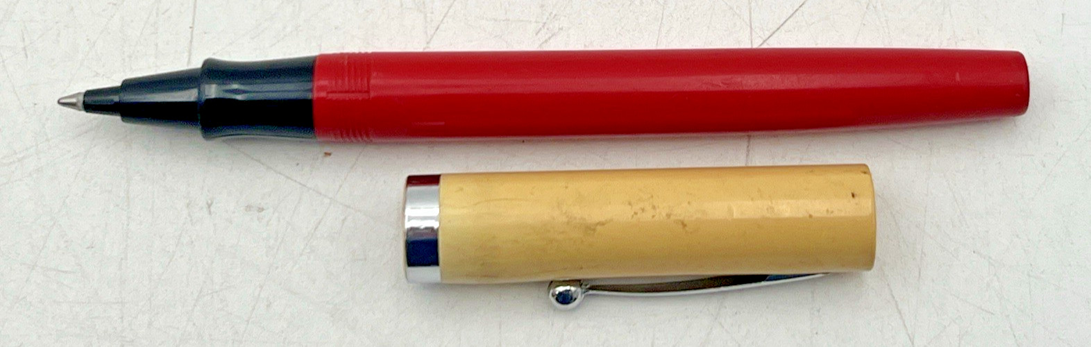 (5) FOUNTAIN PENS OSMIROID, WEAVER, SHEAFLER & (2) MECHANICAL PENCILS SCRIPTO?