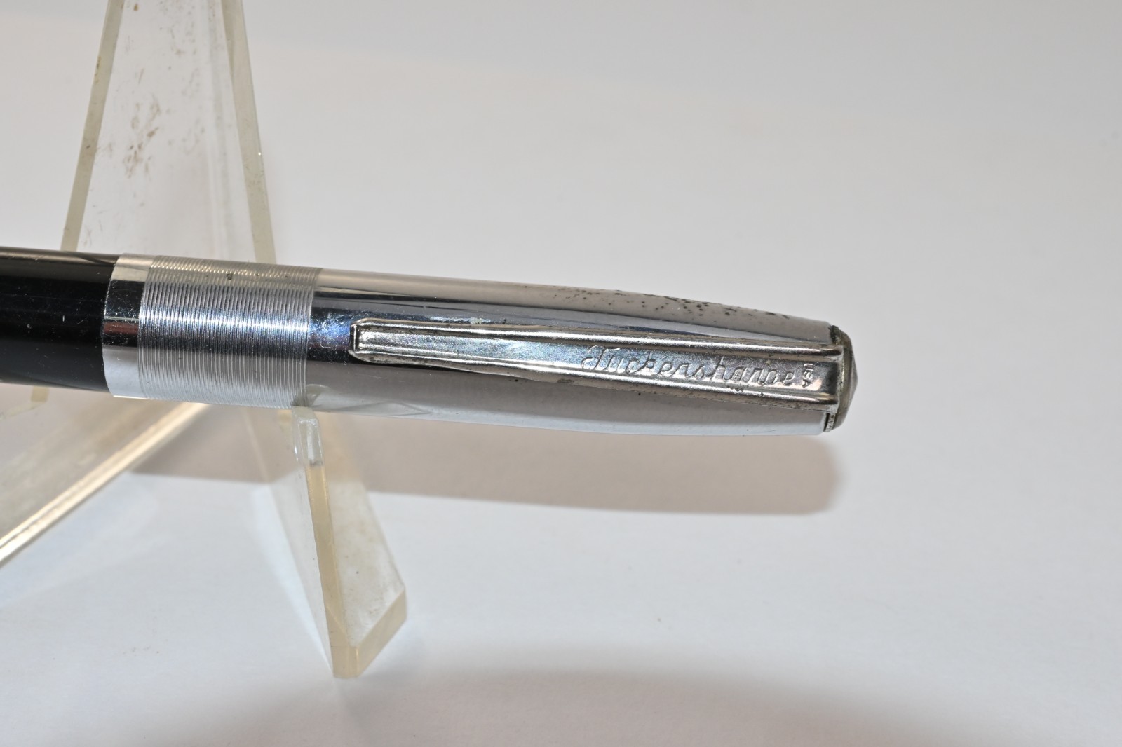 1958 Tuckersharpe USA Black Fountain Pen- 5B