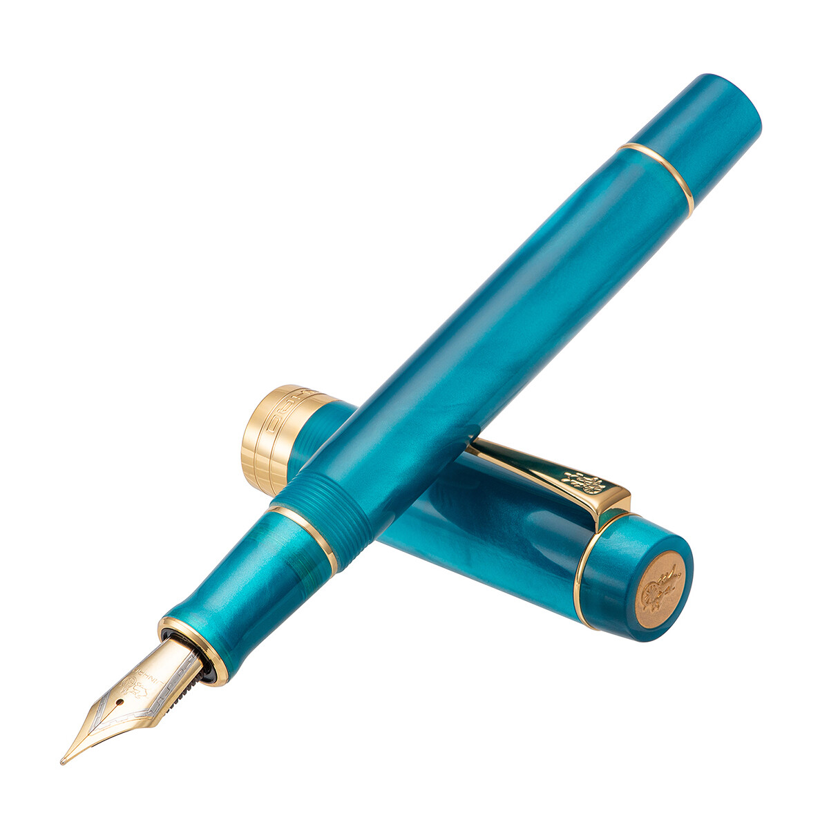 Jinhao 100 Acrylic Fountain Pen EF/F/M Bent Writing Gift Pen, Beautiful Color