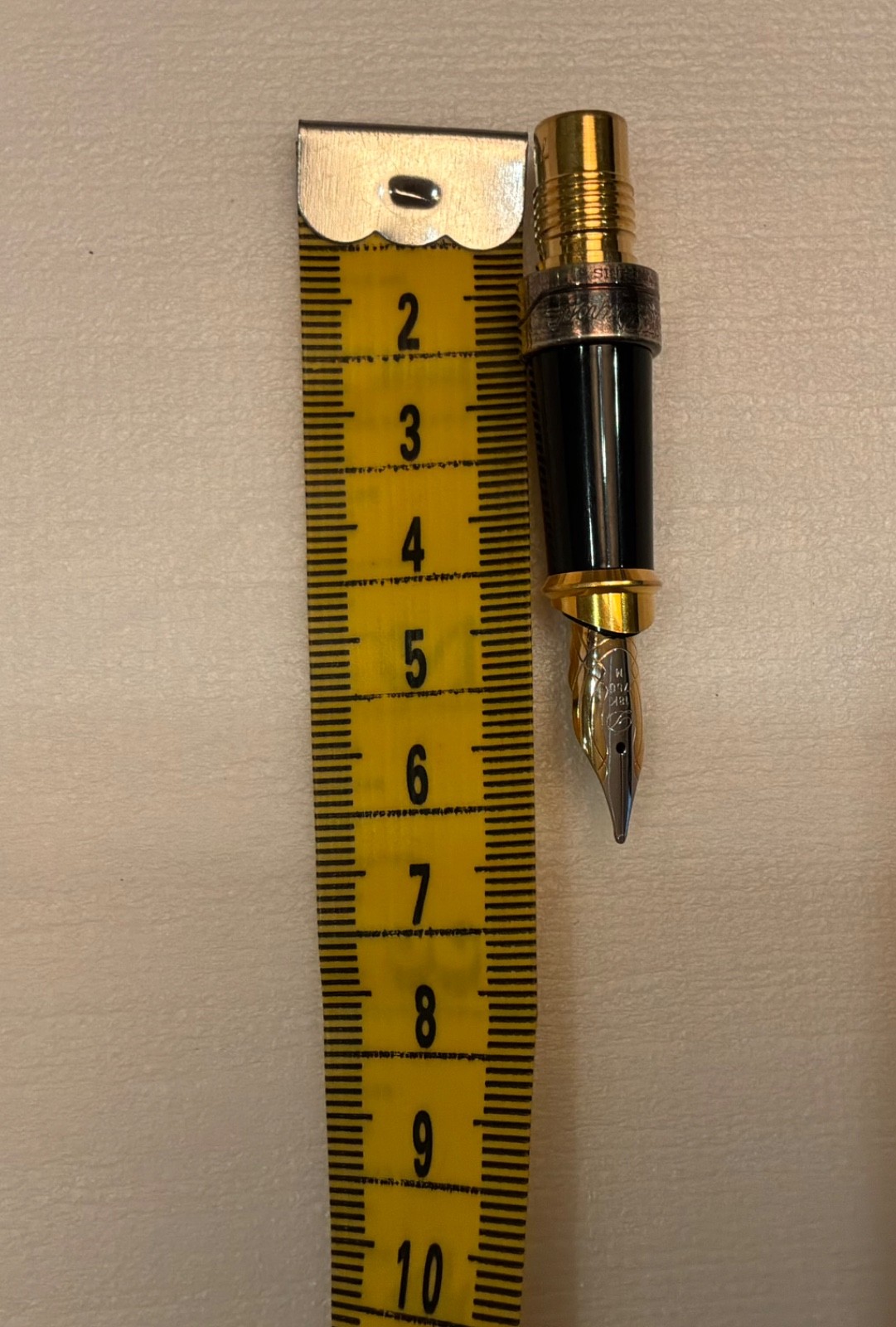 S.T. Dupont Paris 18K 750 Gold Fountain Pen Nib Section Medium M