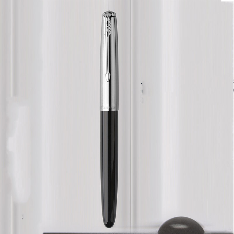 China Plus Plastic Fountain Pen Screw Fine 0.5mm Nib Writing Teenager Hero 616