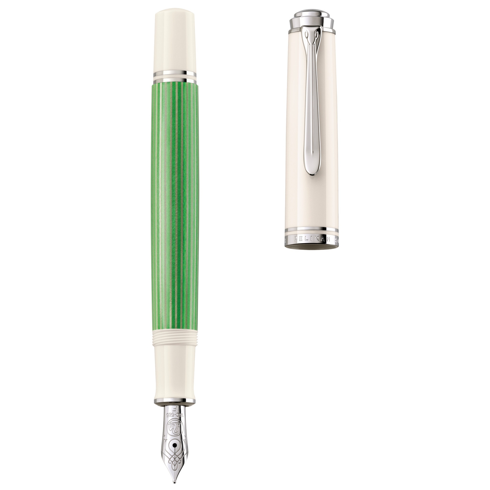 PelikanFountain pen M605 EF Souveran Green/White