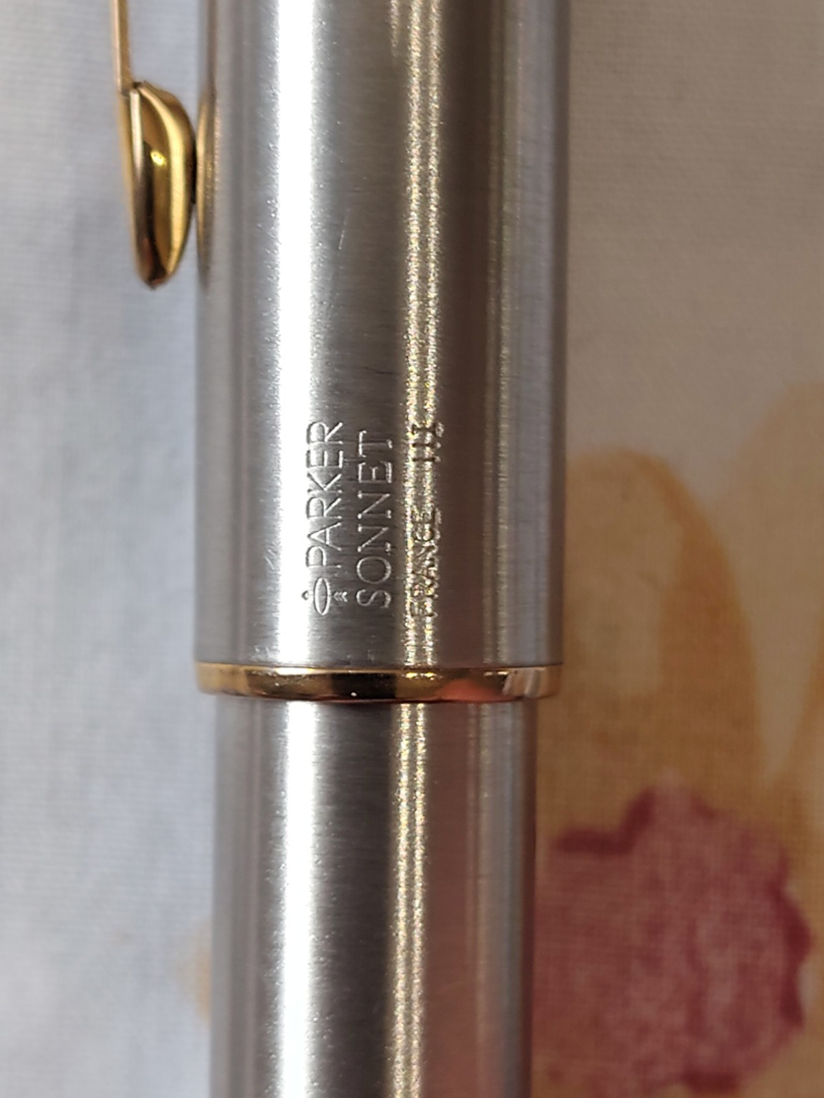 Parker Sonnet Stainless Steel Cap, Barrel With Medium Nib Fountain pen France