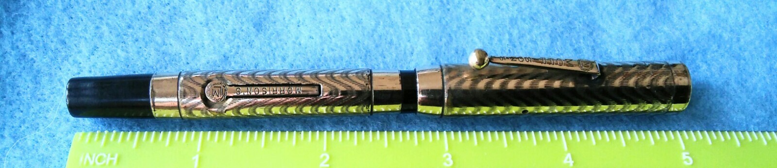 VINTAGE GOLD FILLED MORRISON FOUNTAIN PEN-LOOK !