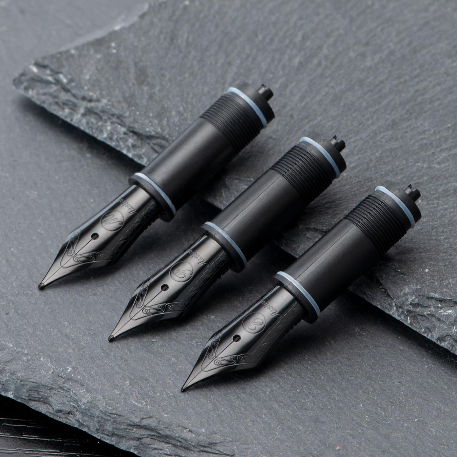 3 PCS Fountain Pen Replacement Nibs #6 Black EF F M Nib V169 P20 P30 V126