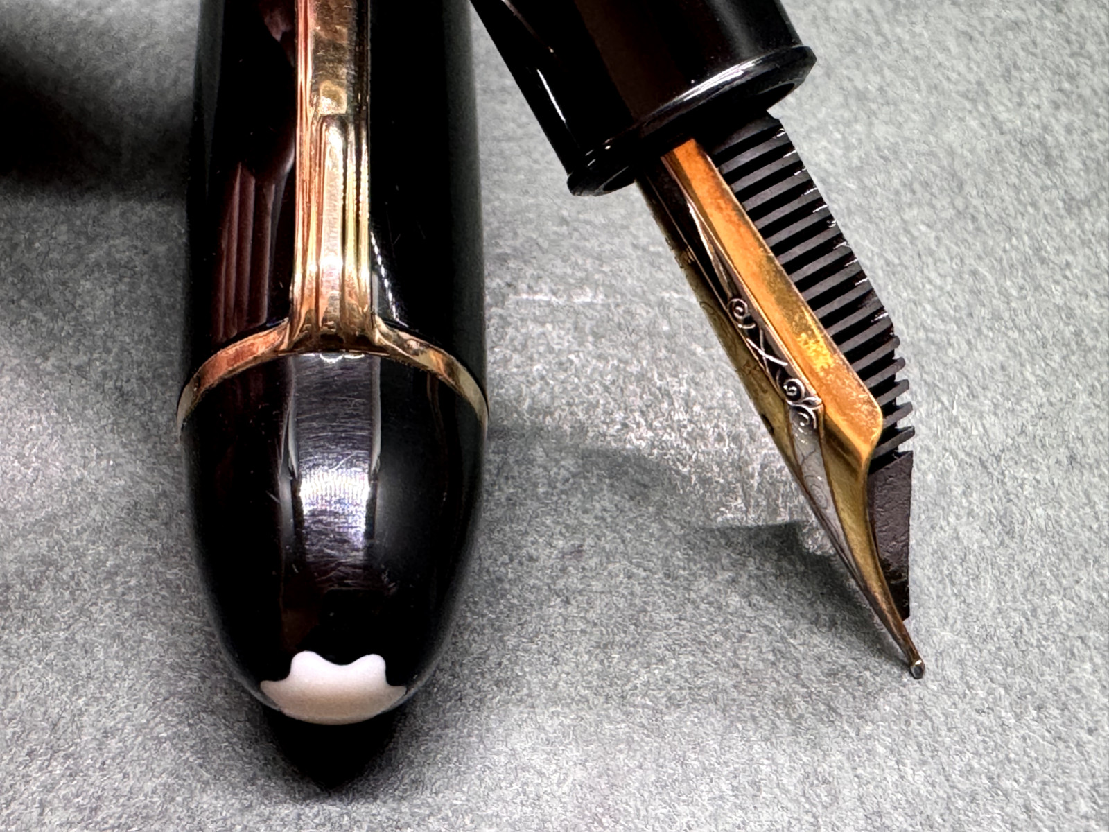 MONTBLANC MEISTERSTUCK 149 Vintage Fountain Pen 18C 750 Ebonite/EF