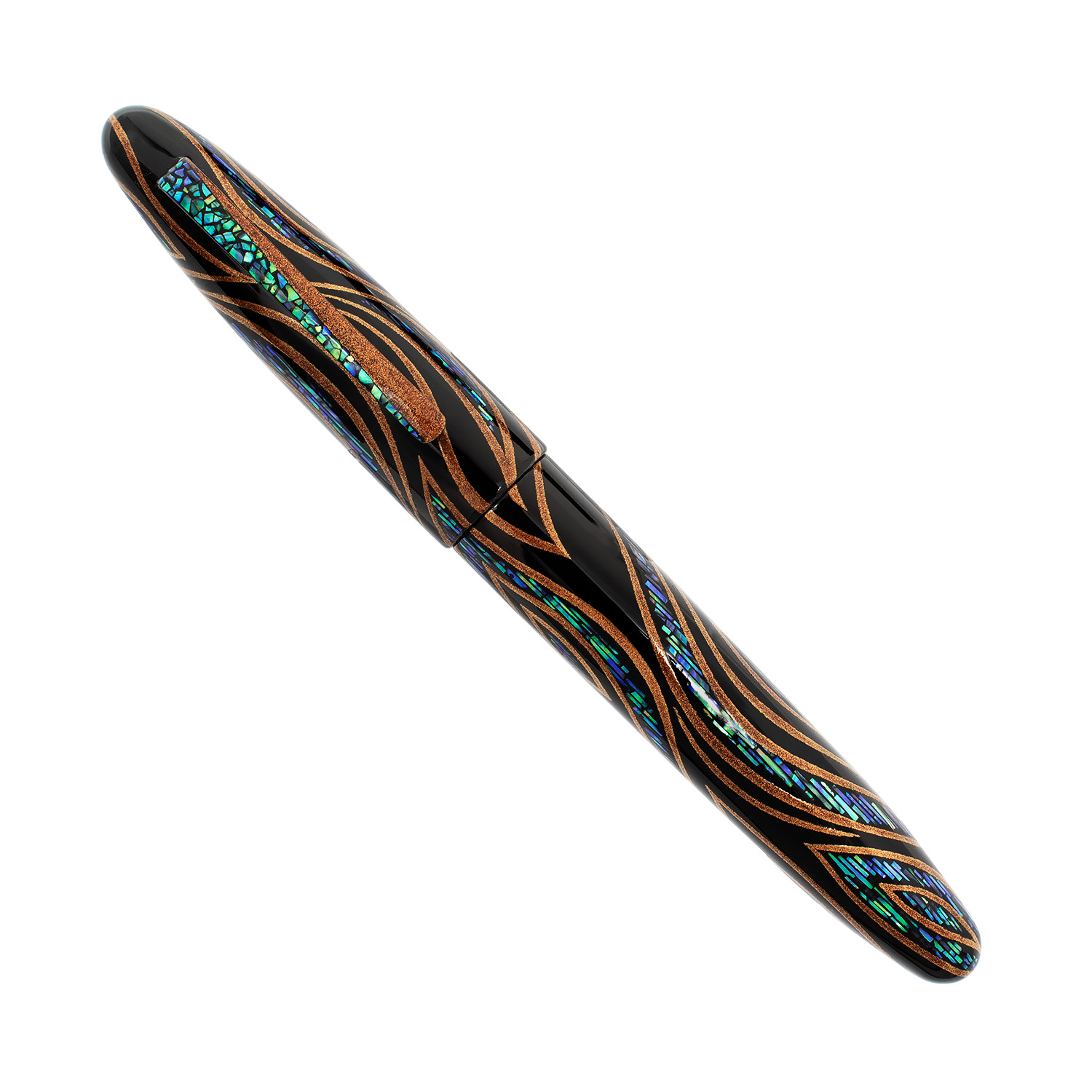 TACCIA Fossils in the Sky Collection “Sunset Peacock” Fountain Pen