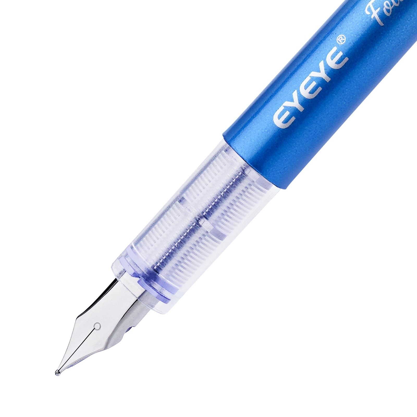 Disposable Fountain Pens, Medium Point Nib, 8 Assorted Colors Pack