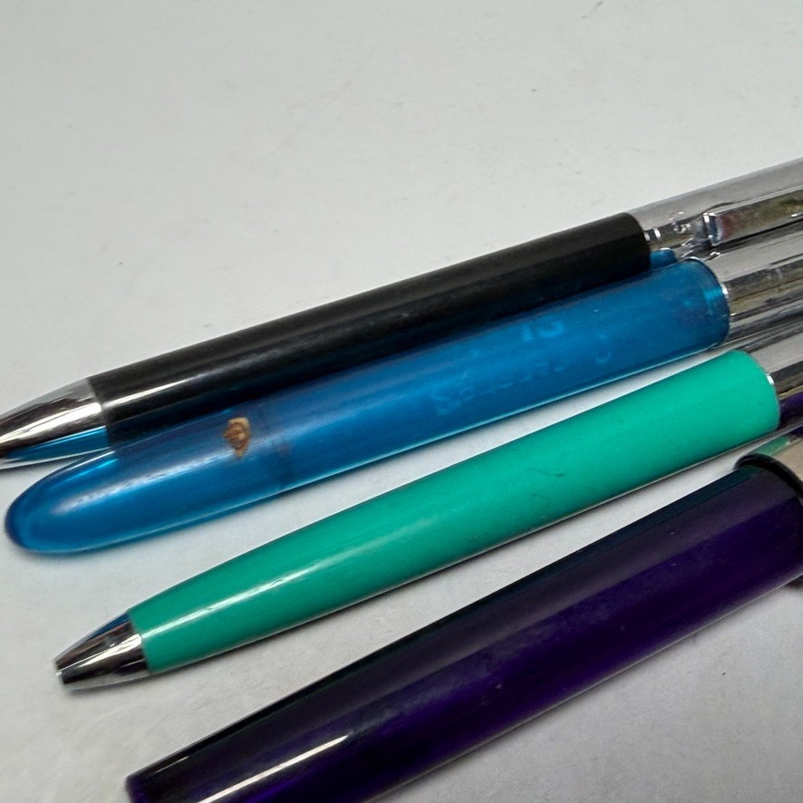 Vintage Advertising Ballpoint Fountain Pens Nib Sheaffer lot of 4 Various