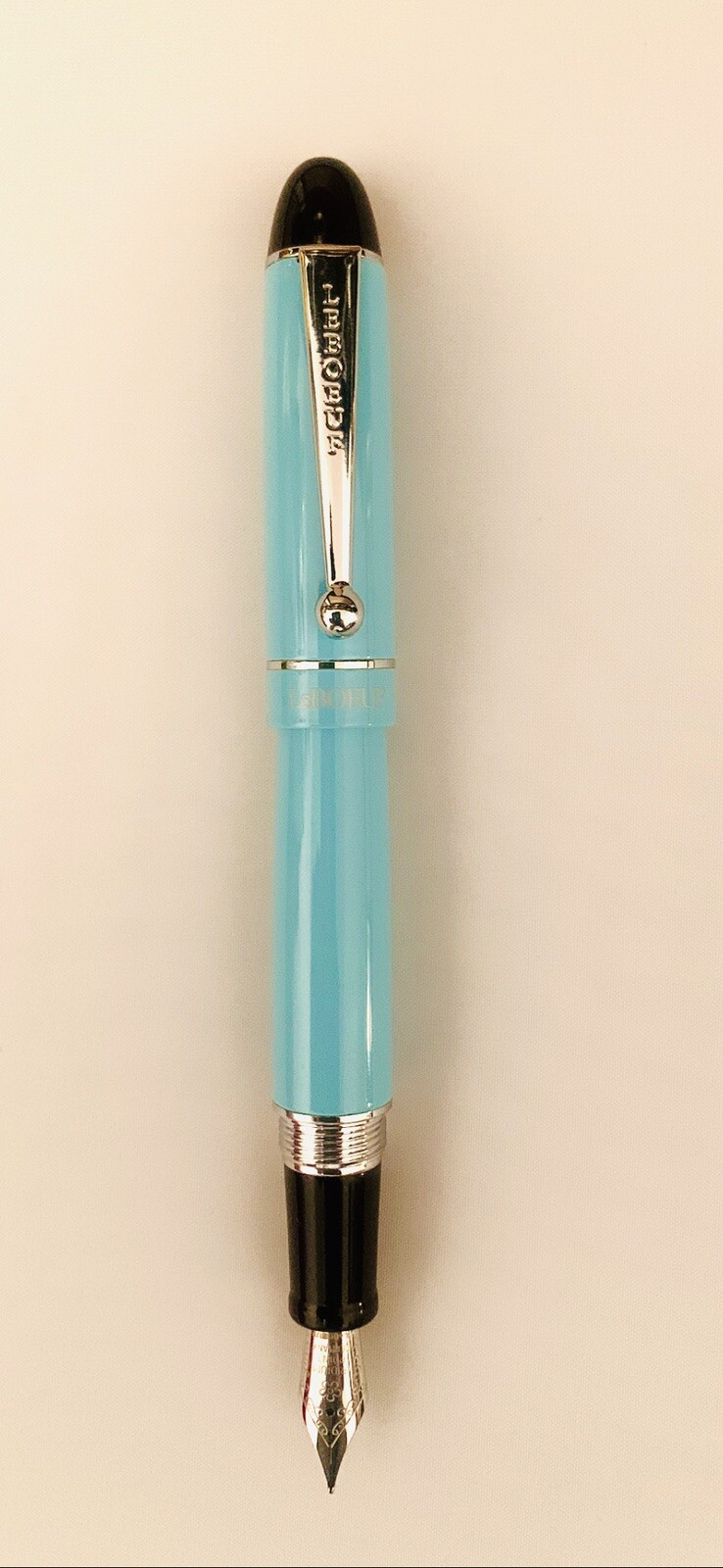 Brand New LeBOEUF SPRINGFIELD COLLECTION FOUNTAIN PEN POWDER BLUE M NIB