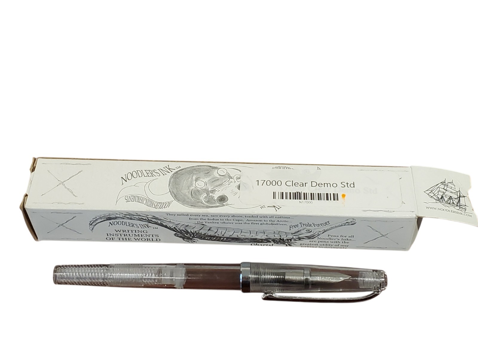 Noodler’s Ink 17000 Clear Demonstrator Standard NIB Fountain Pen
