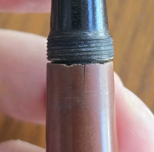 Vintage Unbranded Bakelite Oversize Fountain Pen, Working, 14k Nib