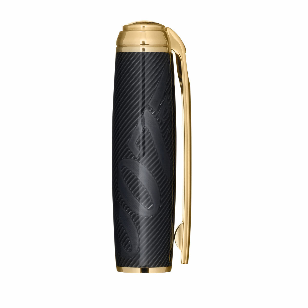 S.T. Dupont James Bond 007 Black & Gold Fountain Pen, ST410048, New In Box