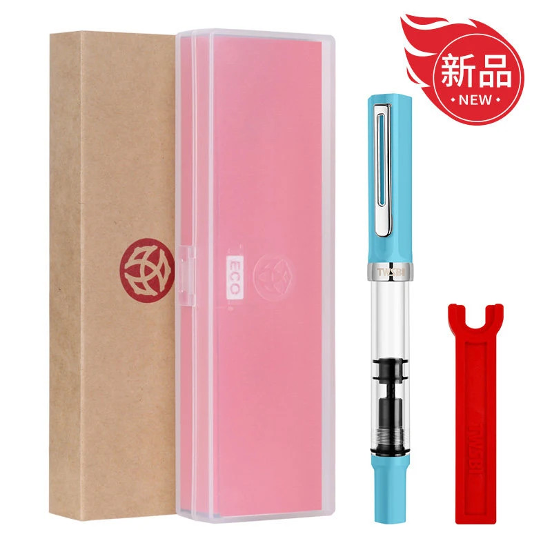 TWSBI ECO Fountain Pen Transparent Piston Resin Multiple Colors Nib Sizes