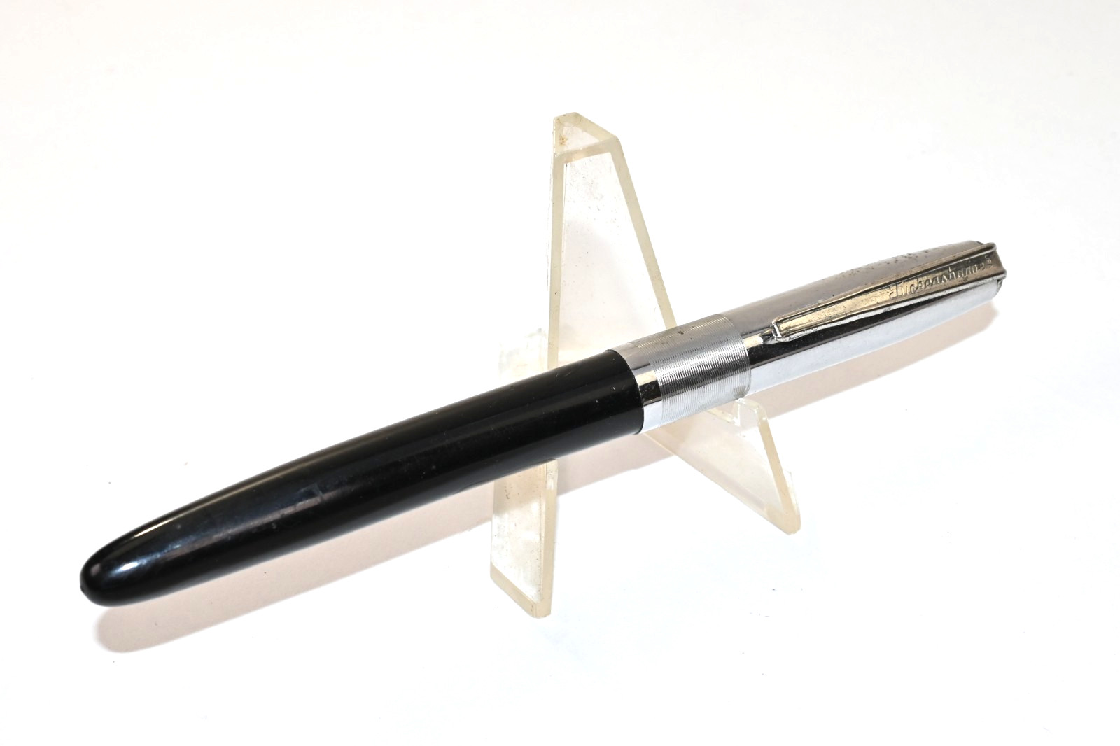 1958 Tuckersharpe USA Black Fountain Pen- 5B