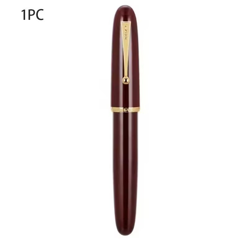 JinHao Fountain Pen Transparent Color Resin luxury Pen 0.38/0.5/0.7mm Writing
