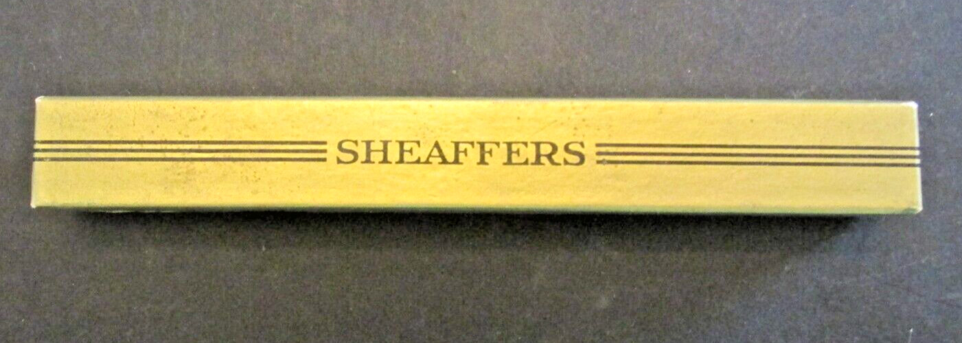 VTG Sheaffers Empty Pencil Pen Box USA Advertising