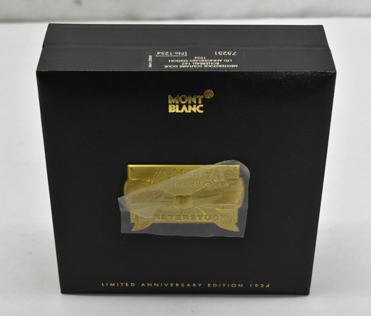 Montblanc EMPTY Box 75 Years of Passion & Soul MEISTERSTRUK Leather Organizer