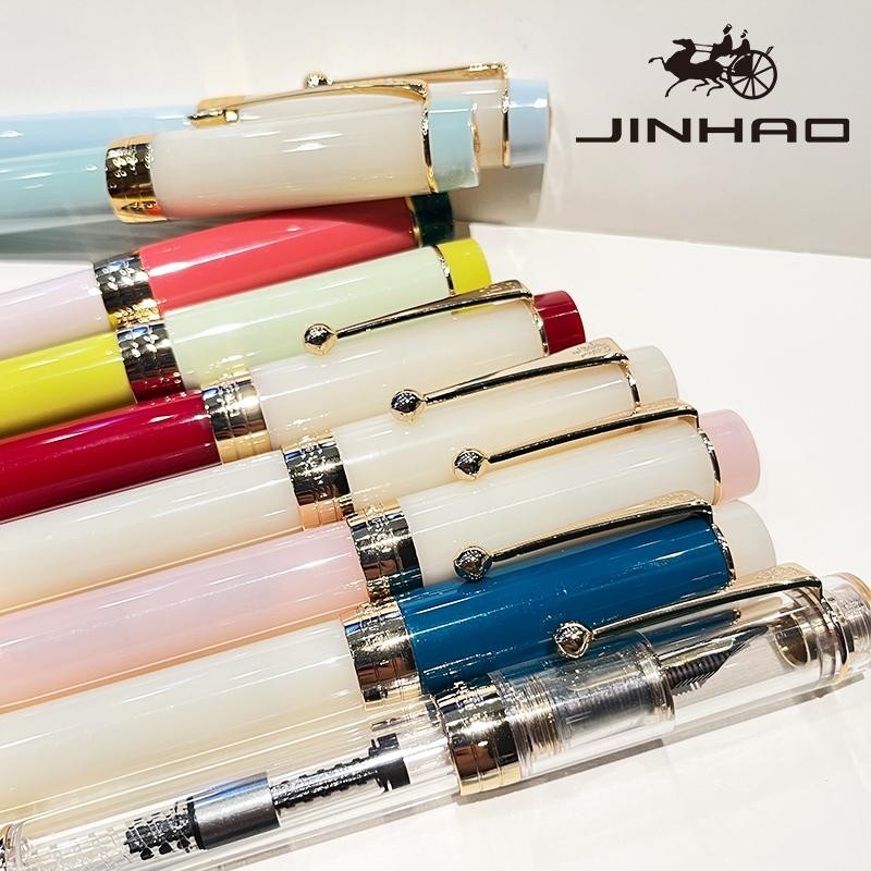 Jinhao Century 100 Calligraphy Fountain Pen Fine Nib EF/F/M Twist Cap Office ¢