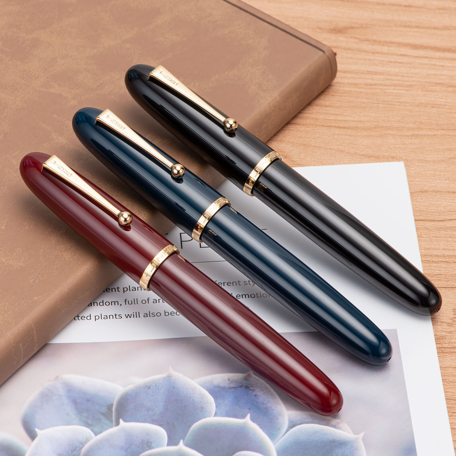 Jinhao 9019 Dadao Fountain Pen #8 EF/F/M Nib, Big Size& Large Converter Gift Pen