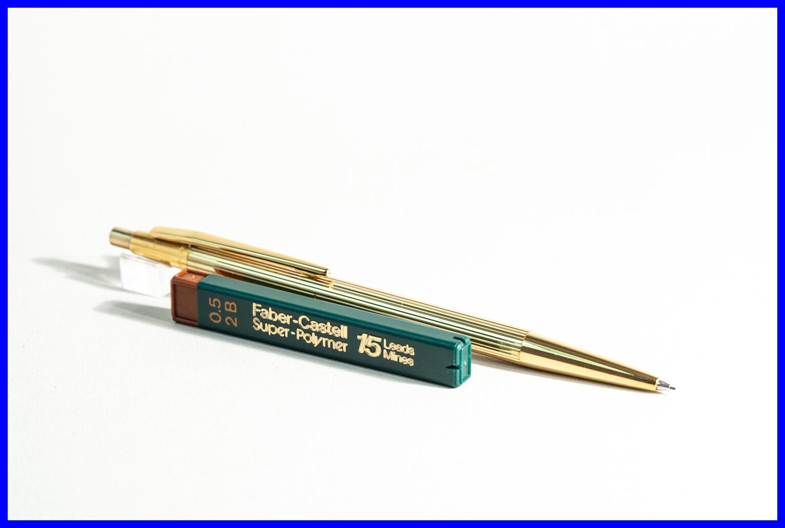 Excellent Vintage 1982 NOBLESSE MONTBLANC 23K Gold plated 0,5 mm mech. Pencil