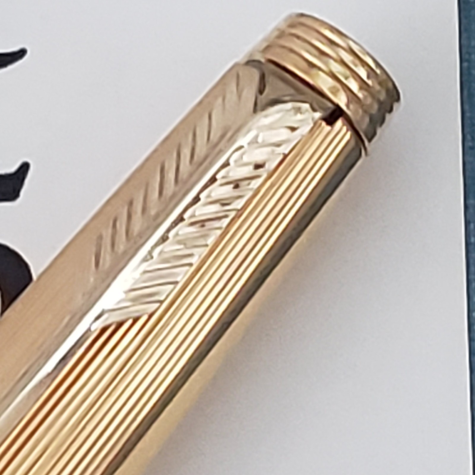 80’s Parker 75 Heavy Gold Plated 14k Gold XF Nib Fountain Pen France