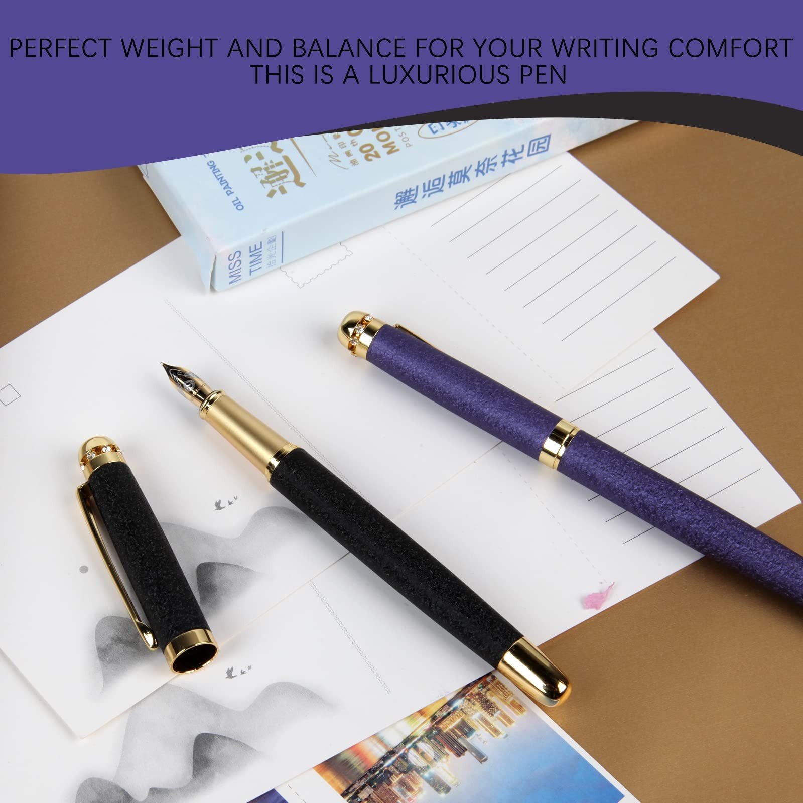 fountain pen-Multiple color styles with rhinestone,diamond inlay and frosted …