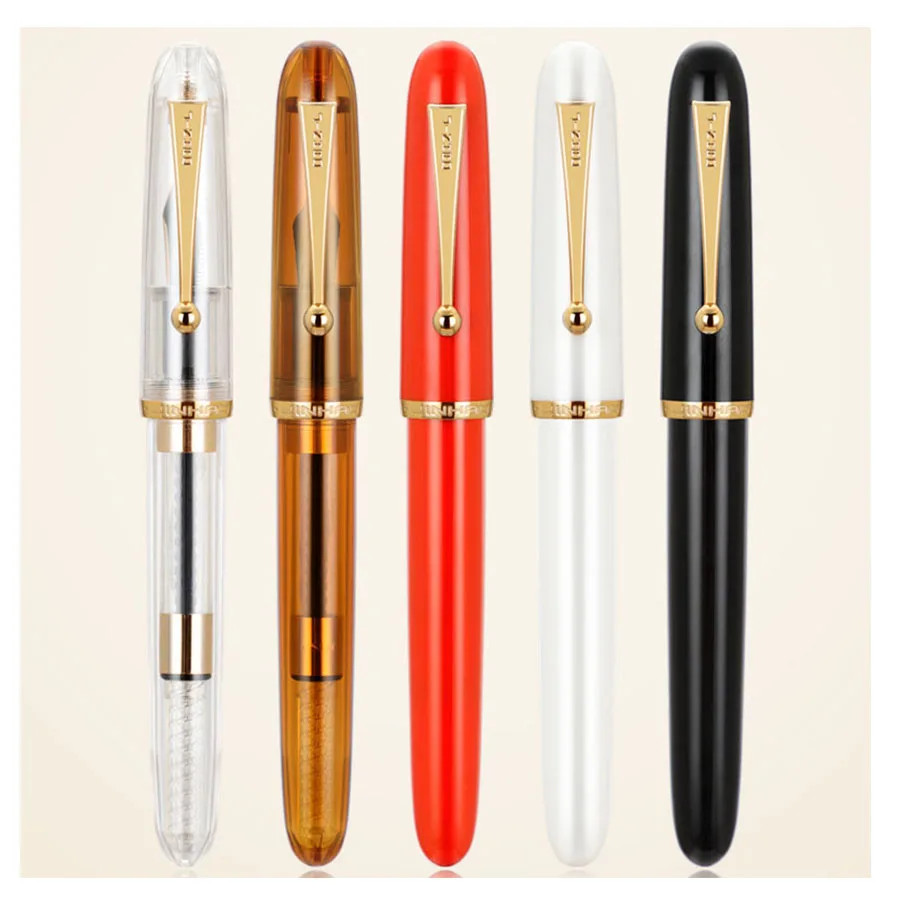 Jinhao 9016/9013 Acrylic Fountain Pen Dadao Series EF/F/M Nib + Converter