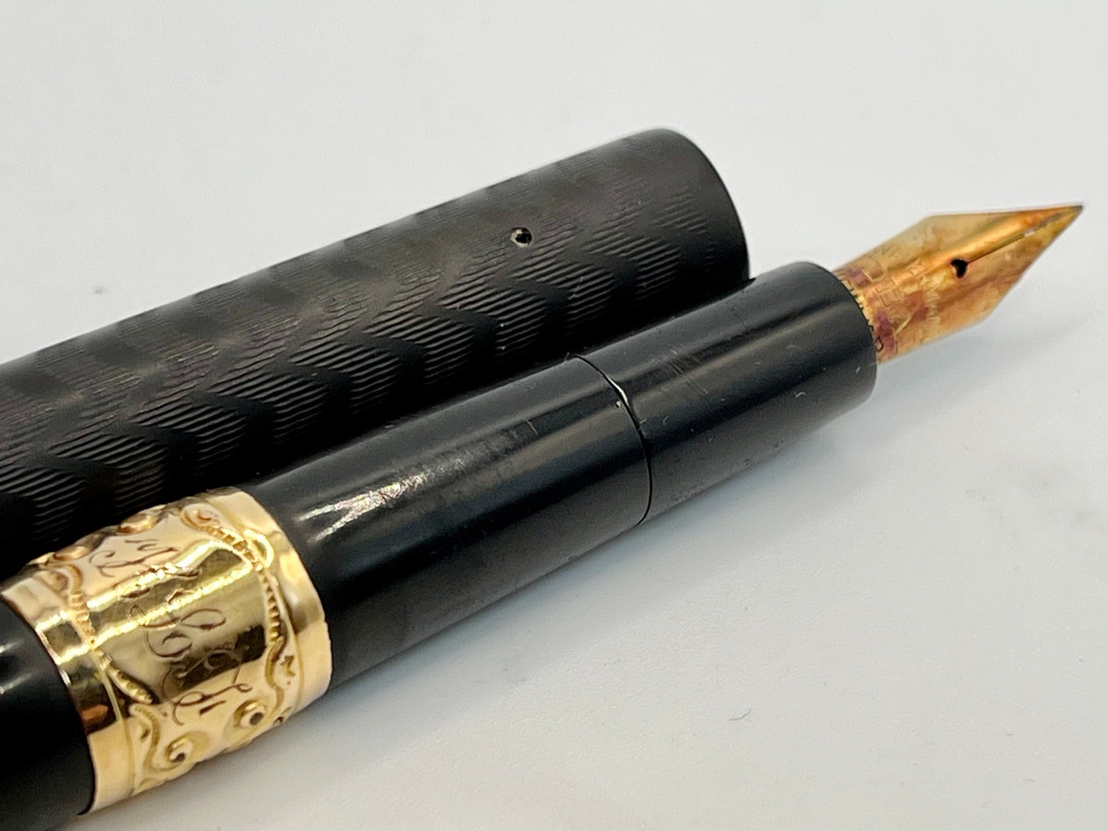 Antique Waterman’s Ideal 14SF Sleeve-Filler Fountain Pen — #4 Gold EF Flex Nib