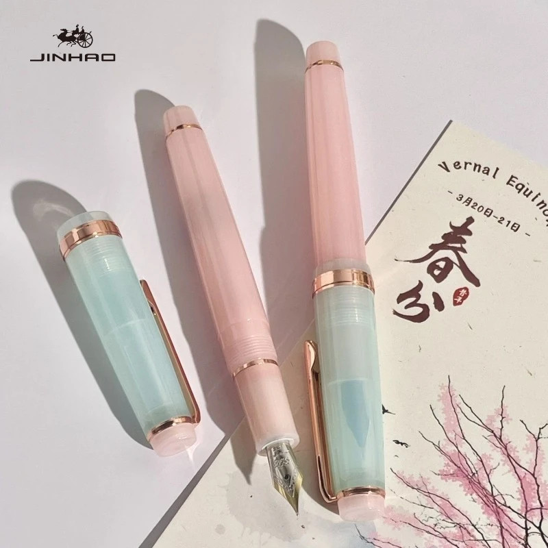 JINHAO 82 Fountain Pen 2026 Limited Flower Series EF/F/M/Bent