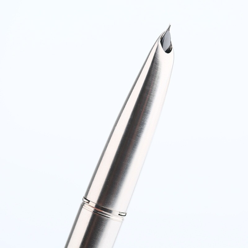 MAJOHN Ti200 Titanium Alloy Modular Fountain Pen Steel/14K Gold F Nib Office #B