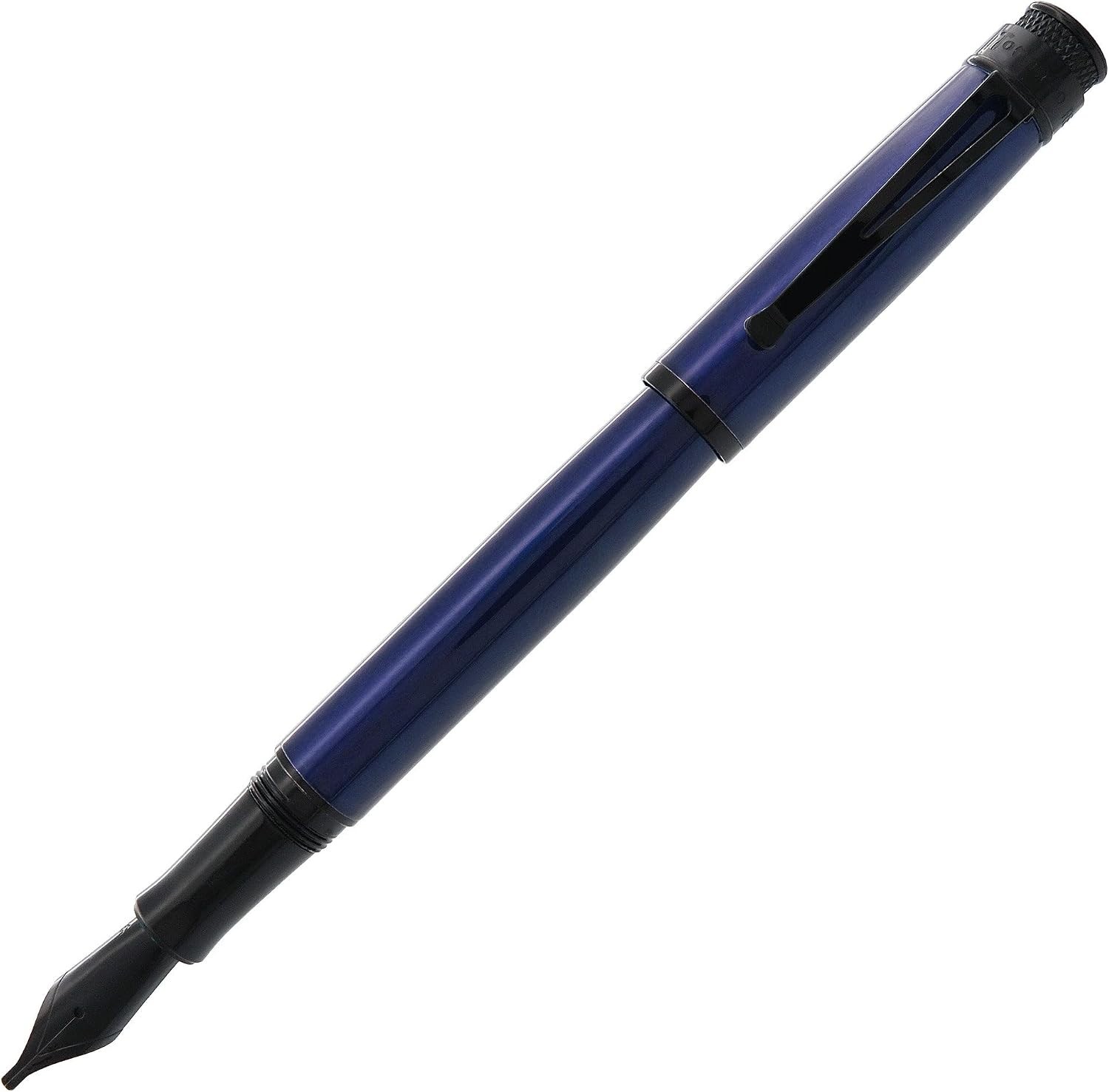 Retro 51 Tornado™ Stealth – Blue Black Fountain Pen, Fine nib