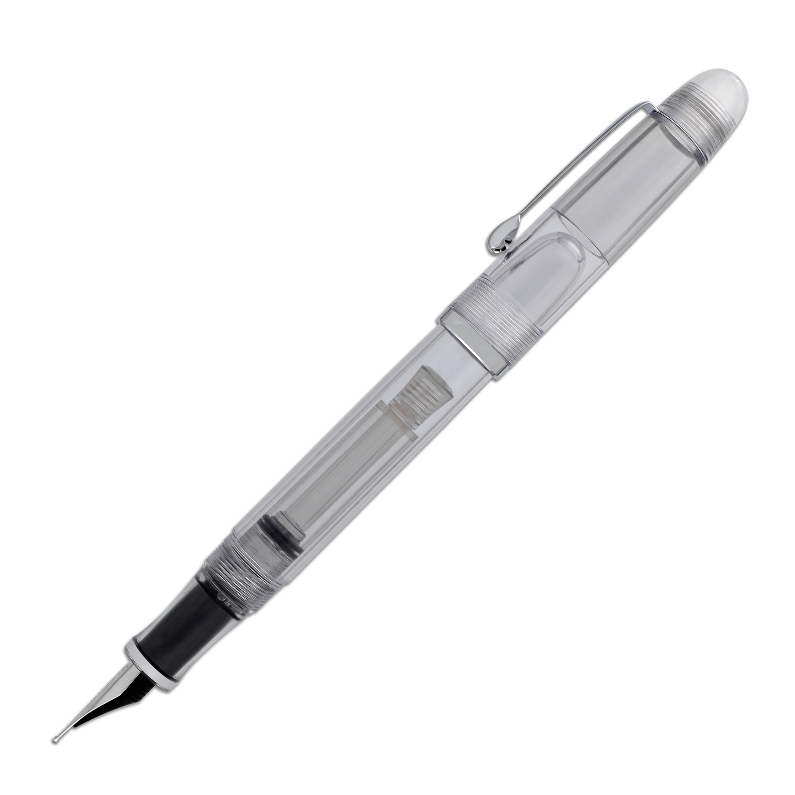 Noodler’s Triple Tail Fountain Pen in Clear Demonstrator – Semi Flex Nib NEW