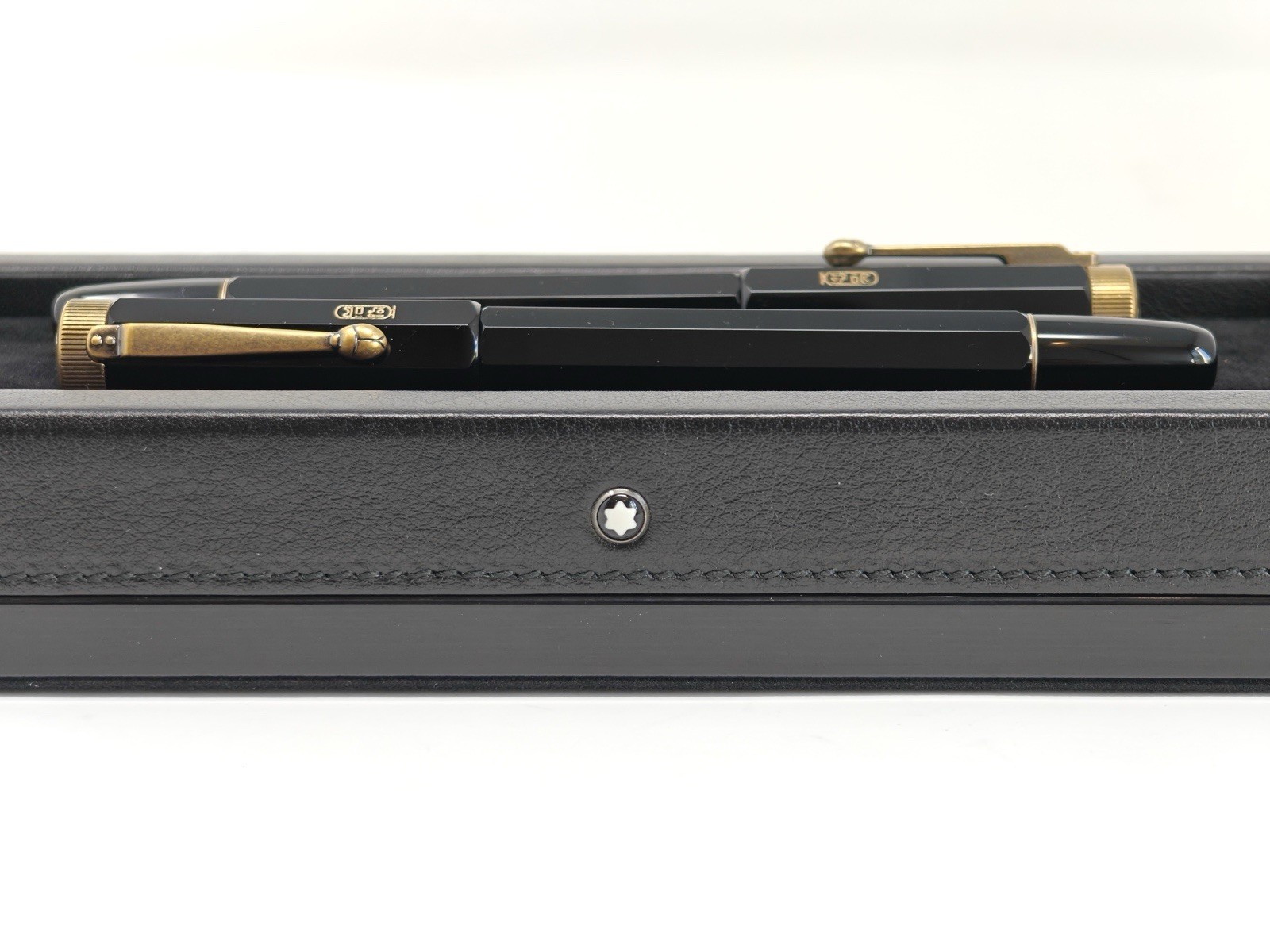 Montblanc Pen Tray Desk Meisterstuck Suede Leather Luxury RRP £550 11458 No Pen