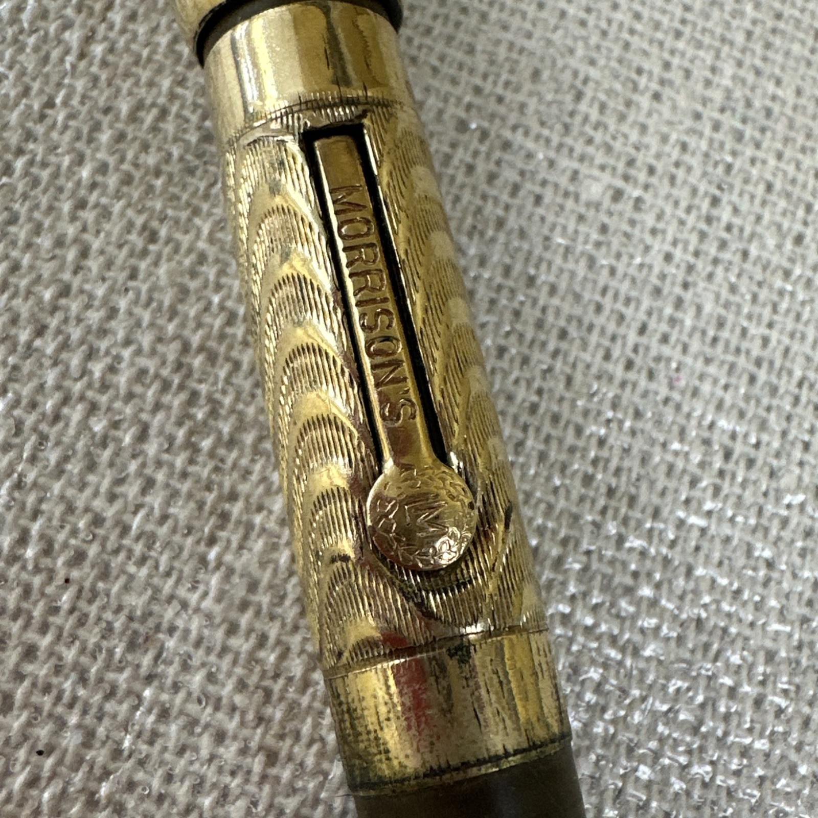 Vintage Morrison Fountain Pen 14K Gold Filled with 14K Nib #01