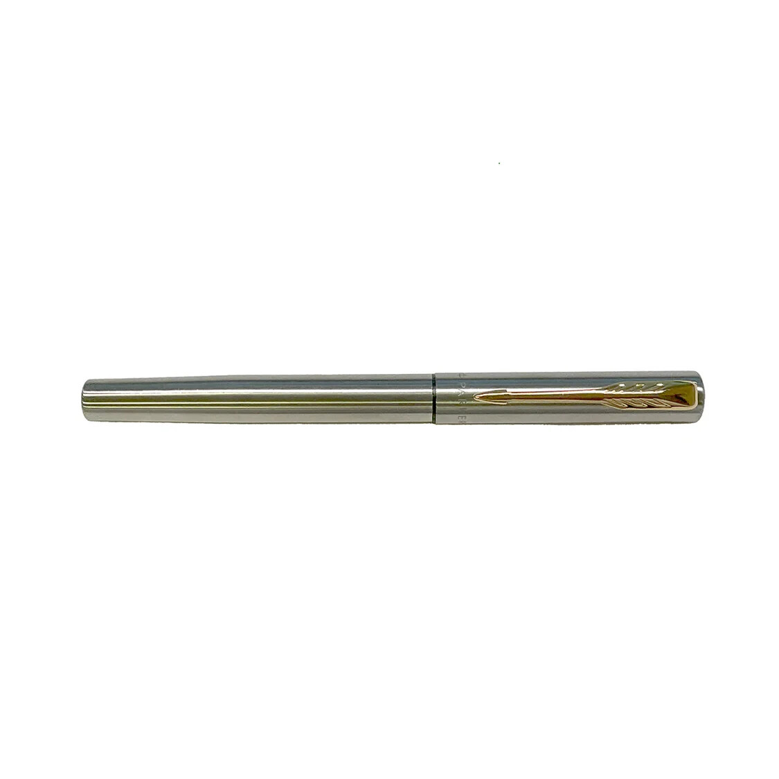 Parker Vector XL Stainless Steel & Gold Trim Fine Point Fountain Pen New in Box