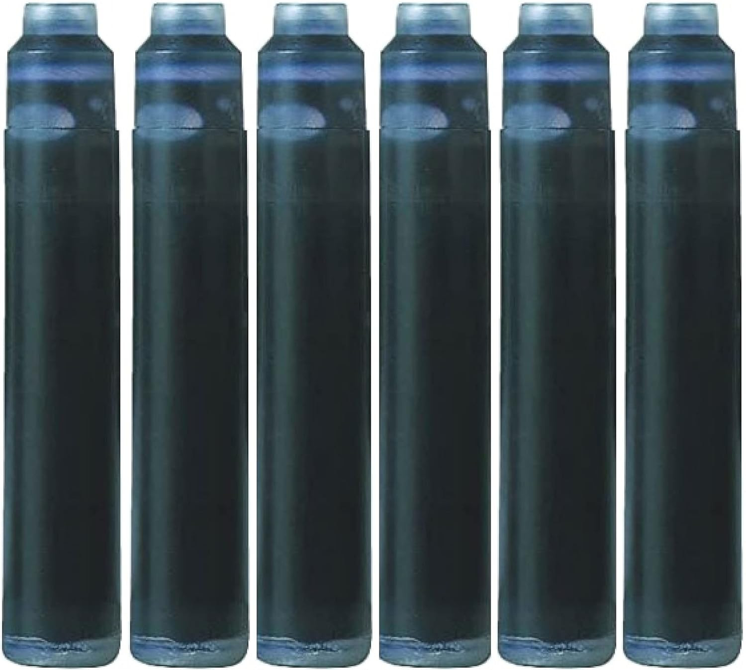 Fountain Pen Ink Cartridges, Short ‘International’, Serenity Blue, 6