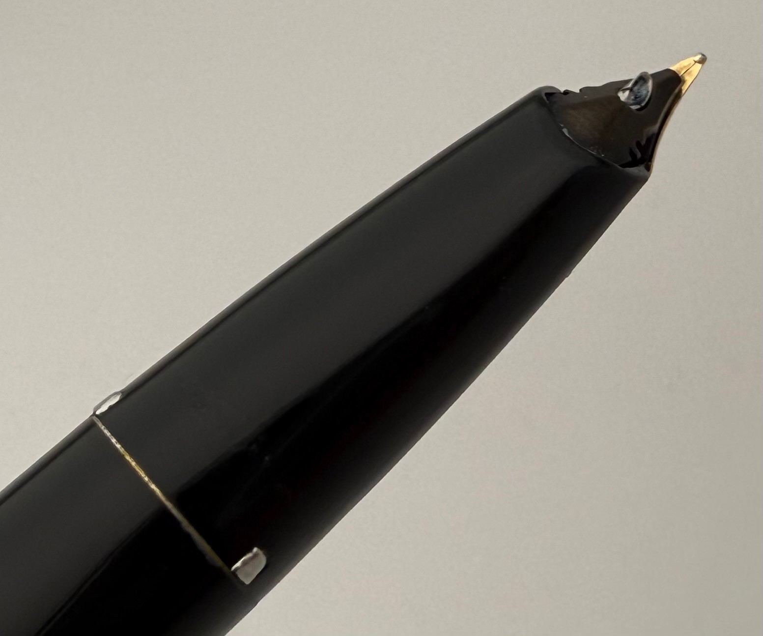 Vintage Sheaffer PFM V Black Gold Fountain Pen 14K Gold Nib – 1960’s