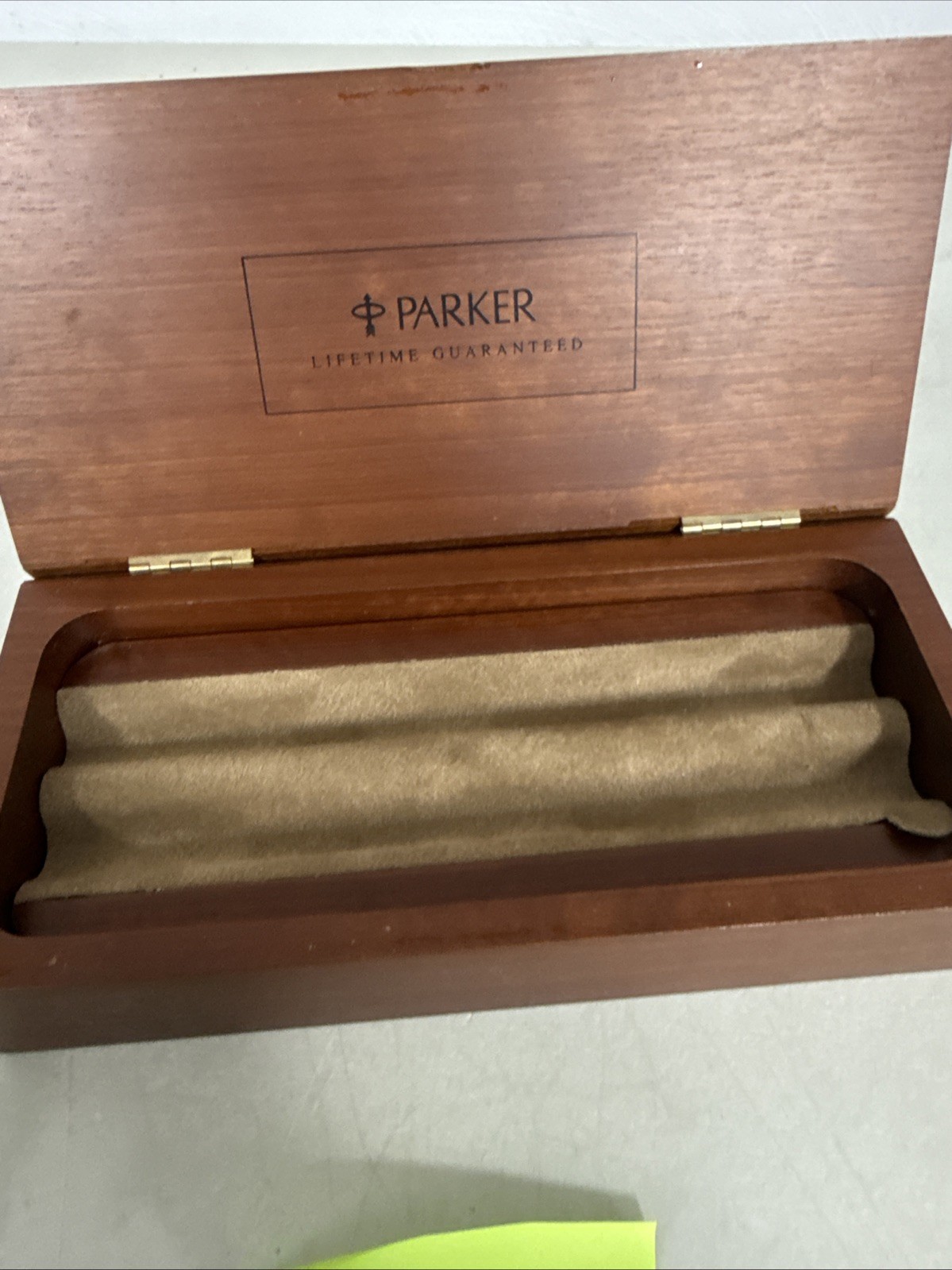Vintage PARKER DUOFOLD CENTENNIAL FOUNTAIN Pen Empty WOOD BOX – Wood Case Only