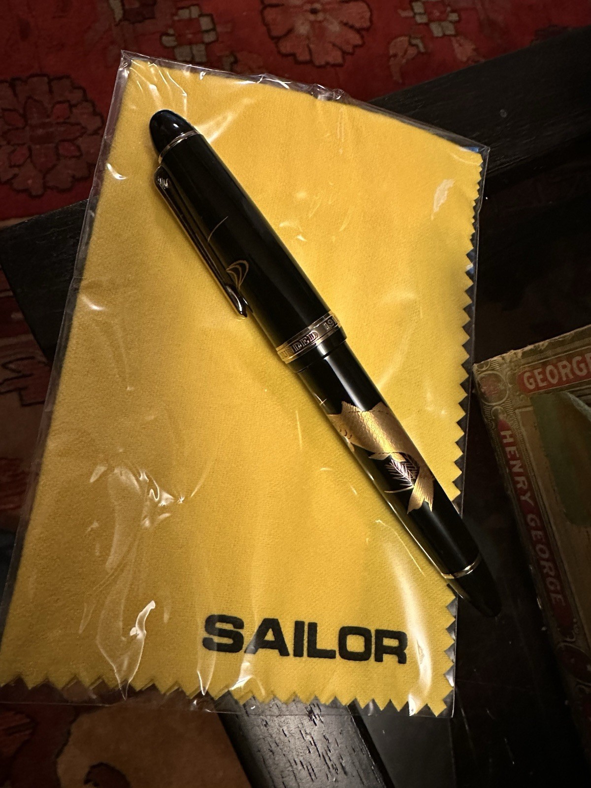 Japanese Sailor Koi Fountain Pen 21k Nib Never Inked Or Used Beautiful