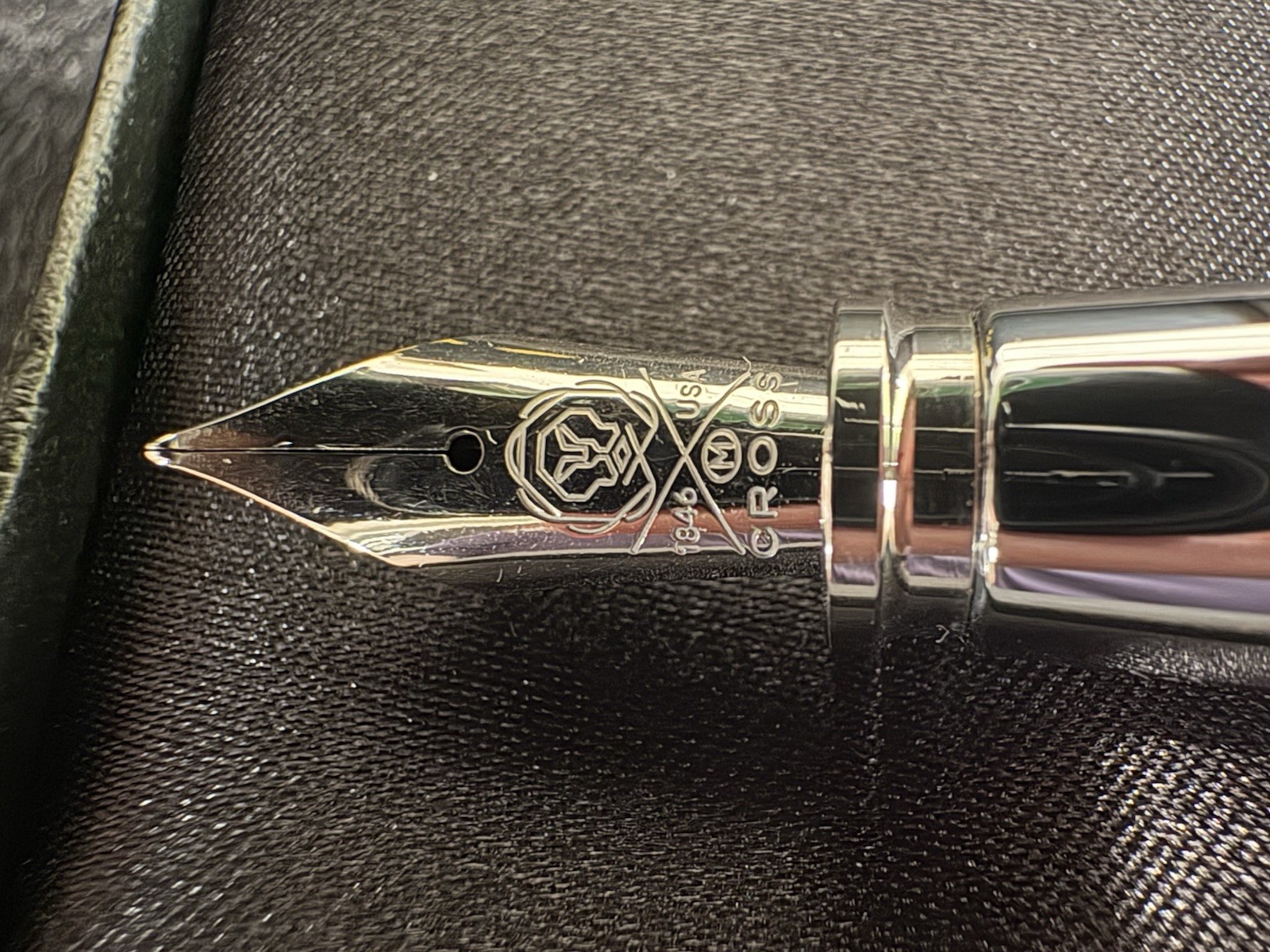 CROSS Aventura Starry Blue Fountain Pen Medium Nib AT0156-2MS w/ Premium Box